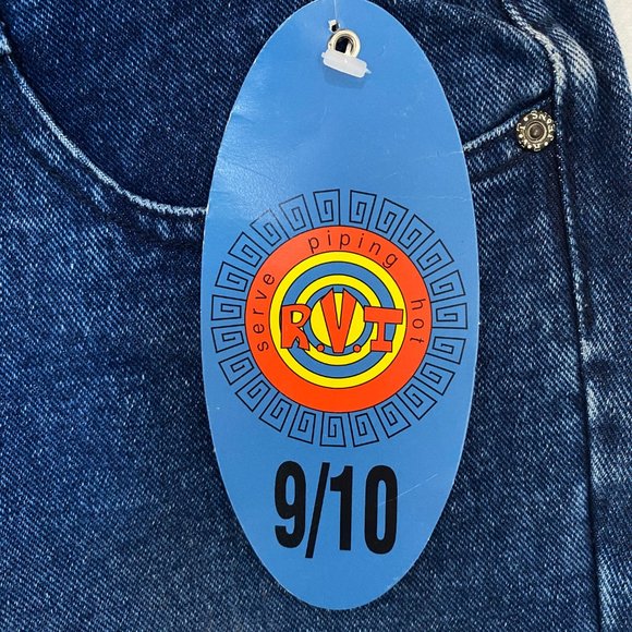 Vintage Jeans Womens 9 High Rise Straight Leg New With Tags Dead Stock - Picture 4 of 8